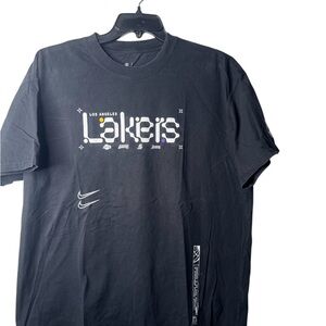 Nike Black Los Angeles Lakers Short Sleeve Tee